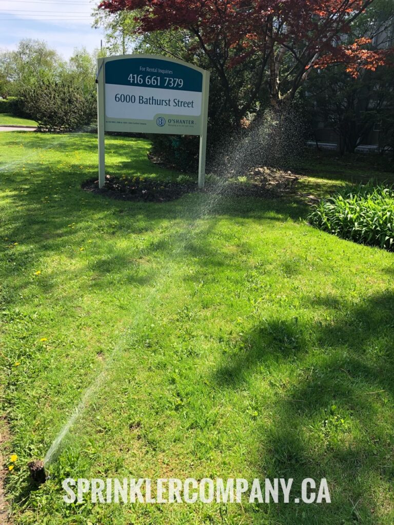 Commercial Sprinkler System BlowOut