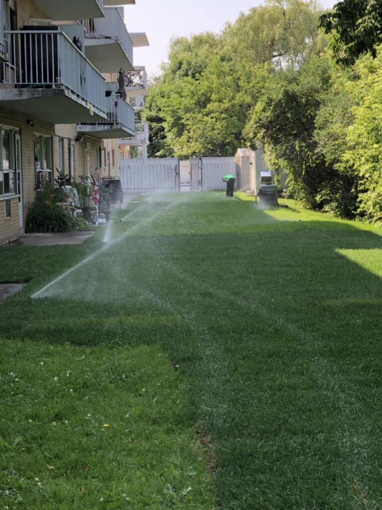 Commercial Sprinkler System BlowOut