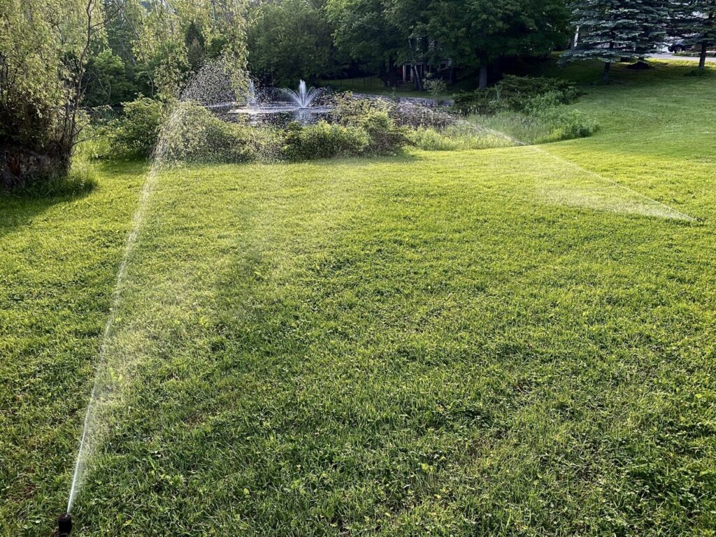 irrigation blowout