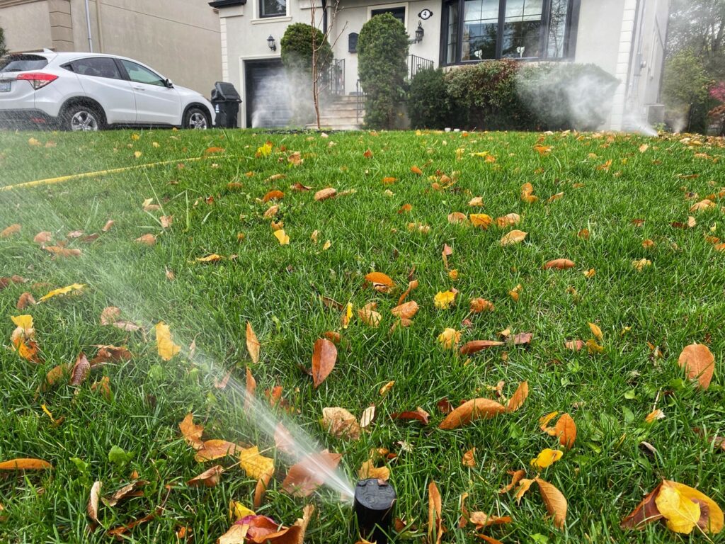 blow out sprinkler system