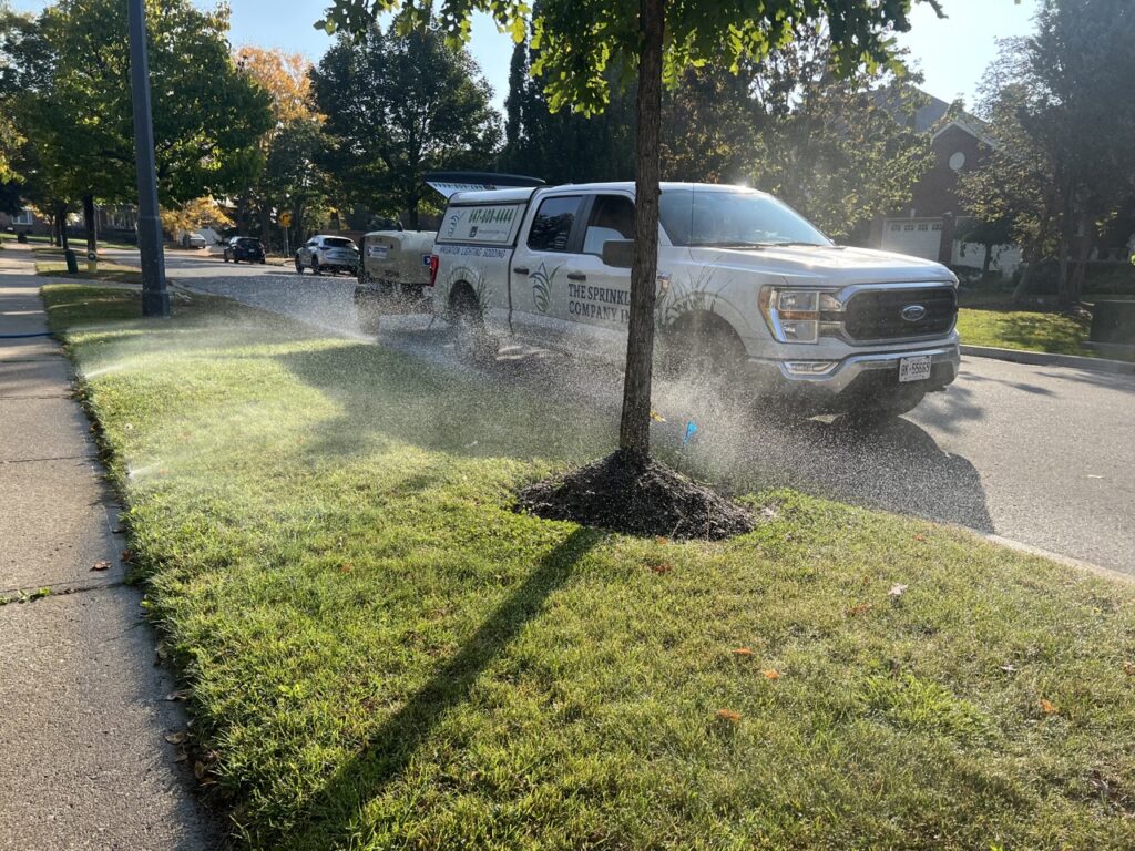 emergency irrigation sprinklers repair
