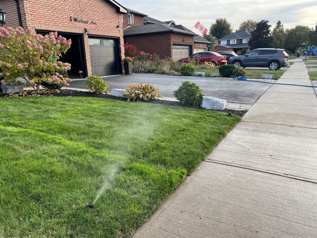 emergency irrigation sprinklers repair