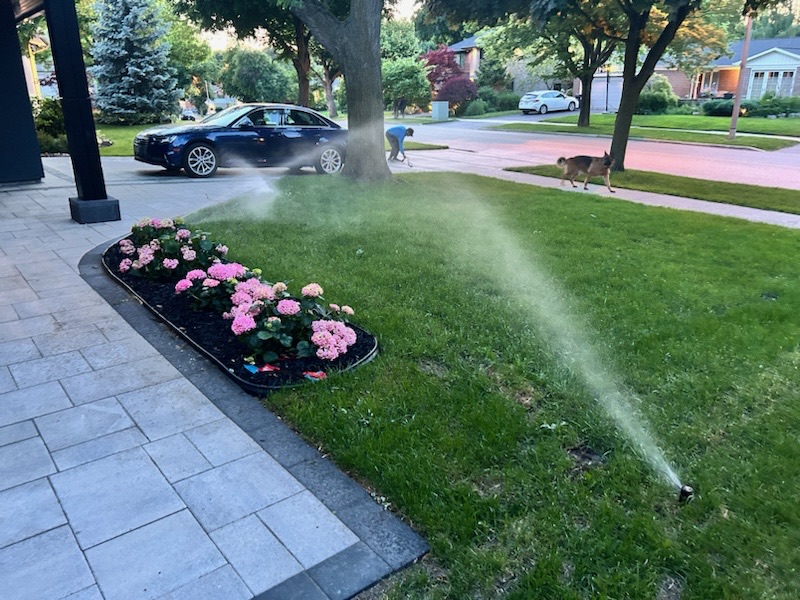 irrigation sprinklers installation Burlington
