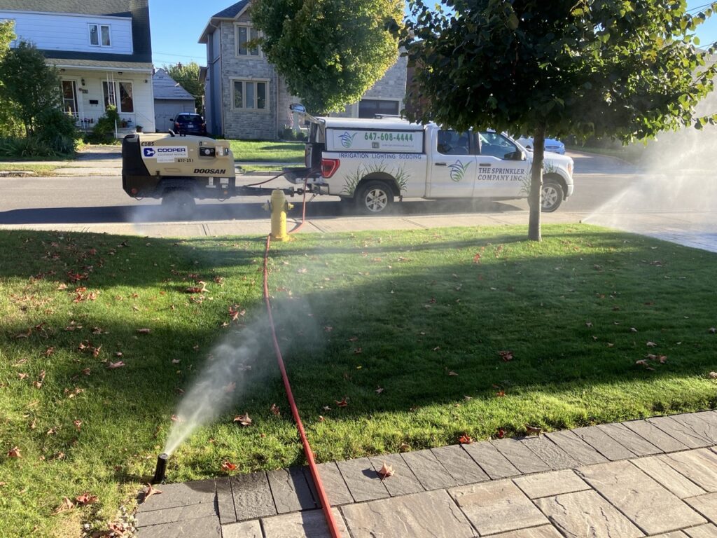 Irrigation Sprinkler Blowout Scarborough
