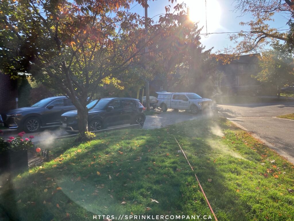 irrigation sprinkler blowout Caledon