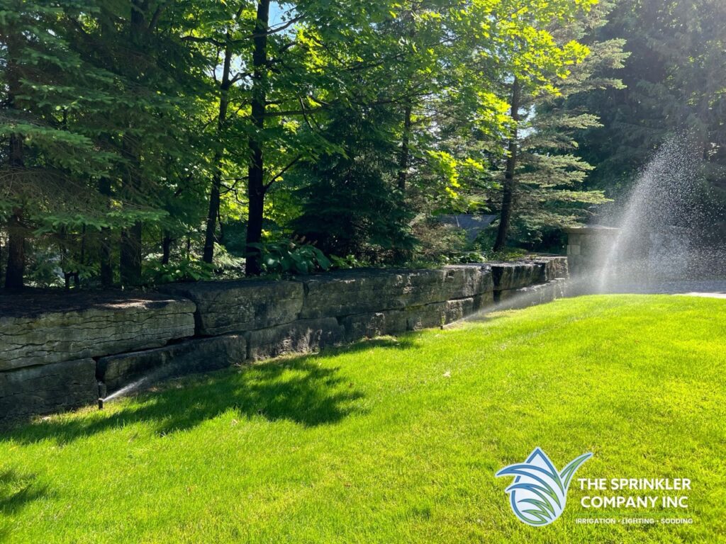 irrigation sprinkler blowout Caledon