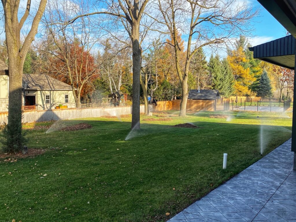 Irrigation Sprinkler Winter Closing Vaughan
