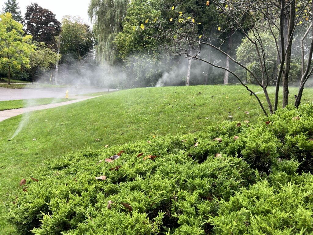 Irrigation Sprinkler Winter Closing Muskoka