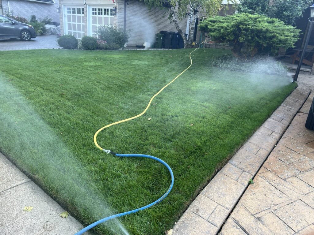 Irrigation Sprinkler Winter Closing Muskoka