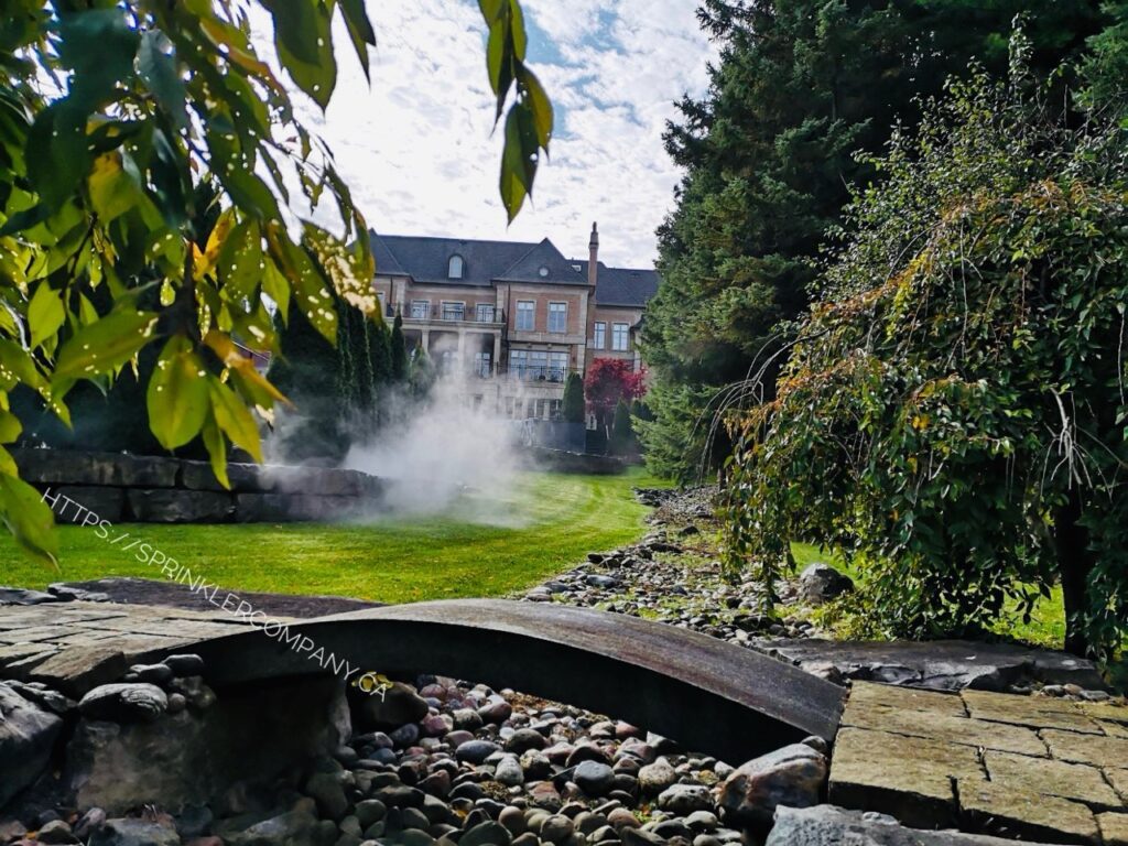 Close Lawn Sprinkler System