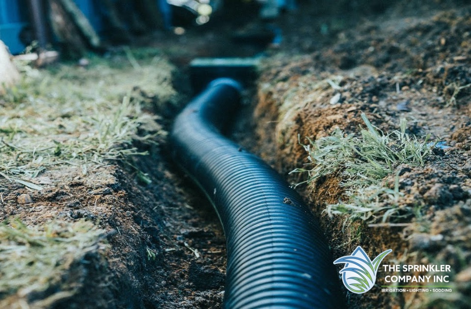 water pooling beside foundation Use drainage pipe Toronto drainage