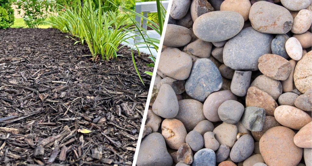 MULCH VS RIVER ROCK