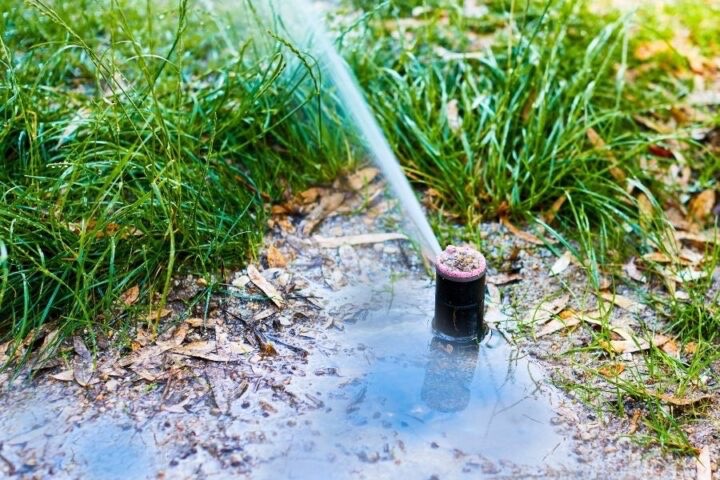 sprinkler head leak
