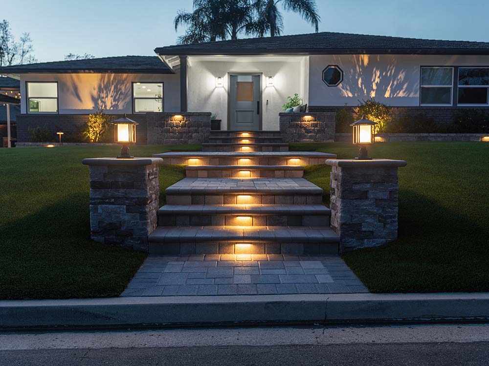 Low Voltage Step Lights for Outdoor Stairs