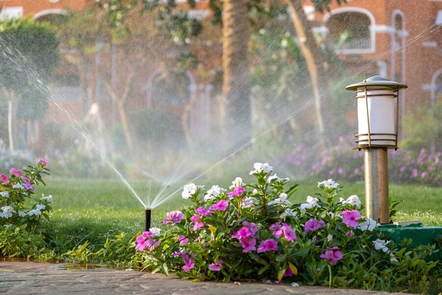 sprinkler system zones