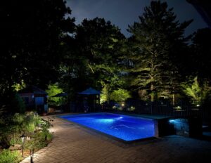 landscape lighting placement
