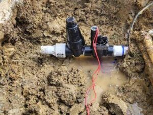 Sprinkler Valve Box Full of Water