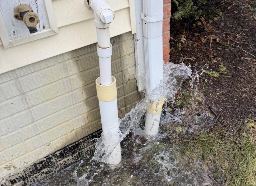 Sump Pump Drainage Outside House Toronto